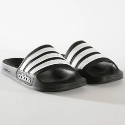 Tout neuf 🎉 Claquettes Adilette Shower AQ1701 Noir Blanc de Adidas Originals ⌛