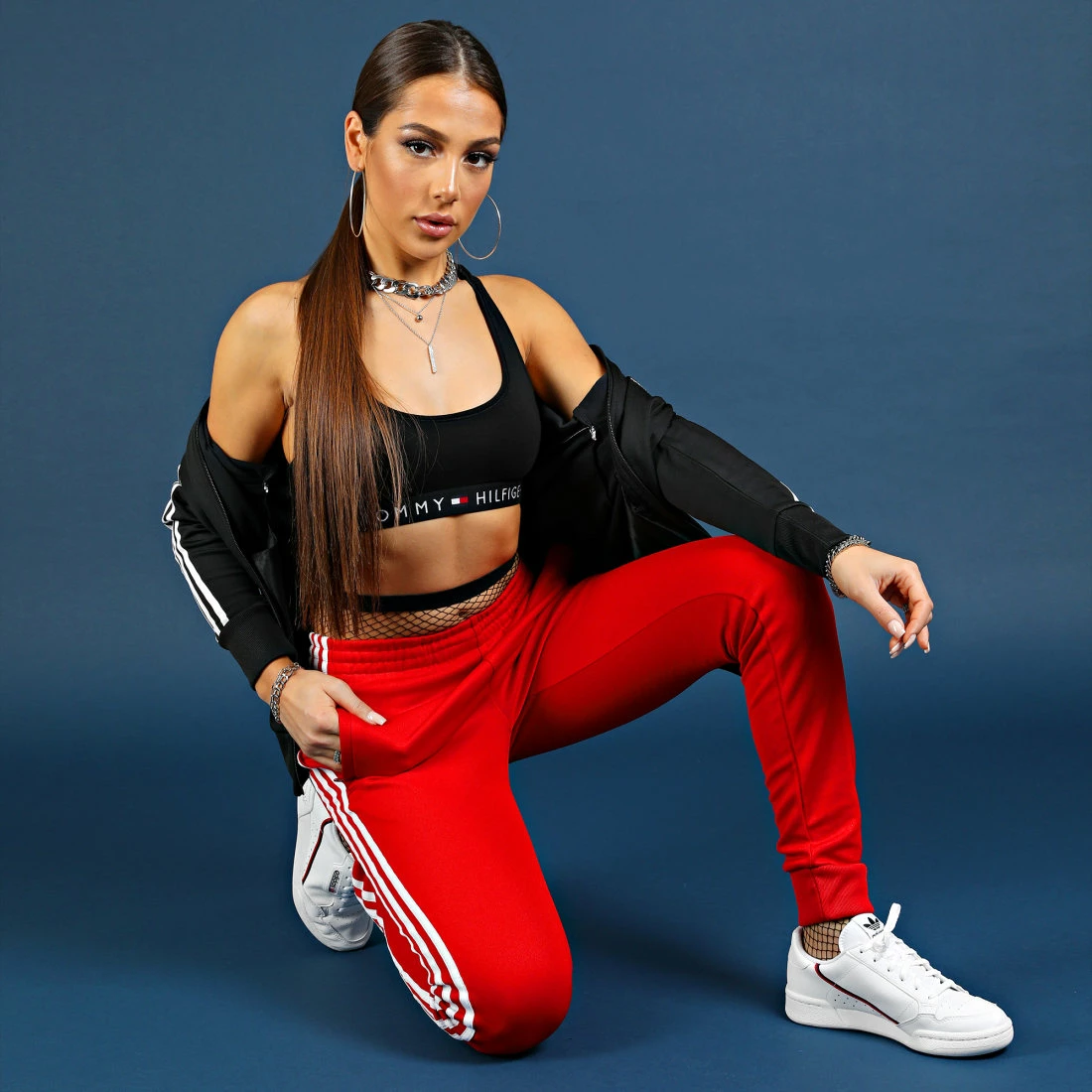 Remise 🛒 Baskets Femme Continental 80 F99787 Footwear White Scarlet Core Navy de Adidas Originals ⌛ 8 Remise 🛒 Baskets Femme Continental 80 F99787 Footwear White Scarlet Core Navy de Adidas Originals ⌛ – Image 6