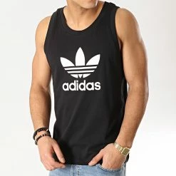 Tout neuf 👏 Débardeur Trefoil DV1509 Noir de Adidas Originals 🥰