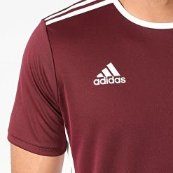 Nouveau 💯 Tee 👚 Shirt A Bandes Entrada 18 CD8430 Bordeaux de Adidas Performance ❤️ -Pas Cher adidas Magasin adidas 224572 CD8430 20200708T132919 02