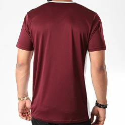 Nouveau 💯 Tee 👚 Shirt A Bandes Entrada 18 CD8430 Bordeaux de Adidas Performance ❤️ -Pas Cher adidas Magasin adidas 224572 CD8430 20200708T132934 06