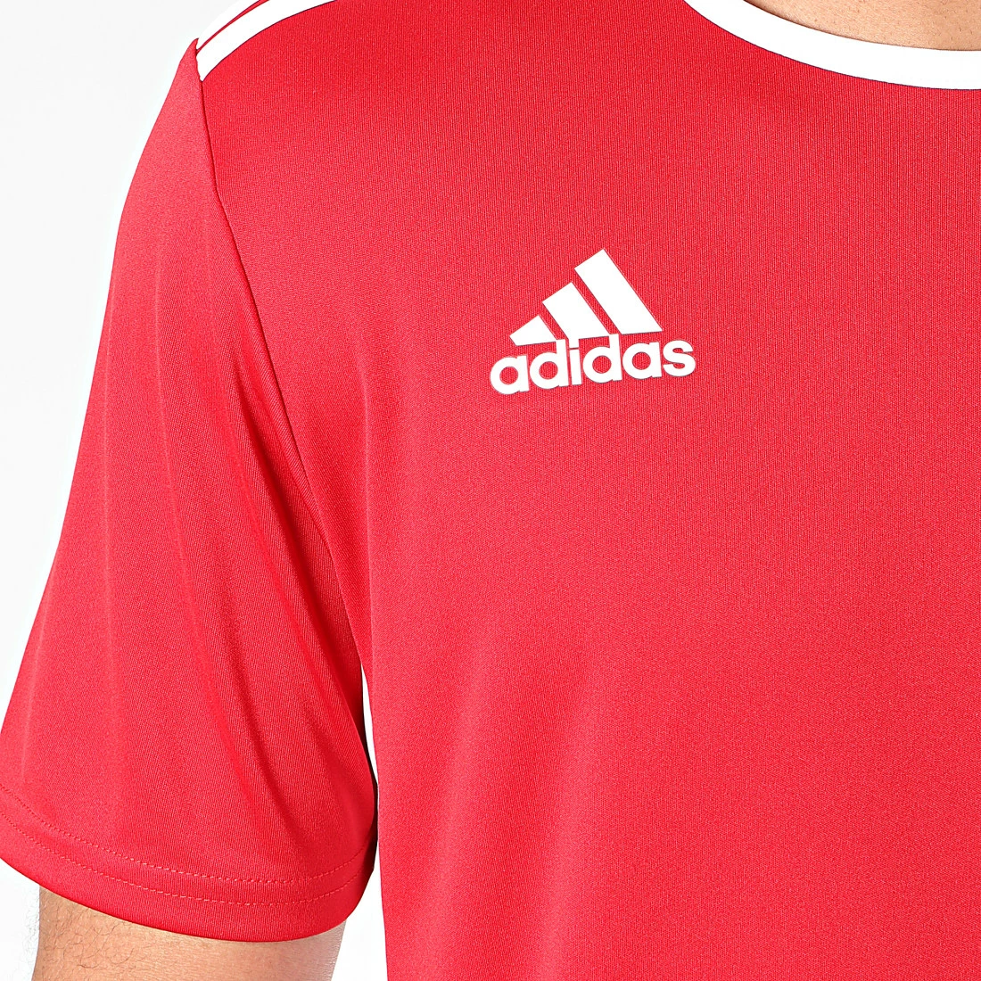 Offres ✨ Tee 👕 Shirt A Bandes Entrada 18 CF1038 Rouge de Adidas Performance 🧨 3 Offres ✨ Tee 👕 Shirt A Bandes Entrada 18 CF1038 Rouge de Adidas Performance 🧨 – Image 2