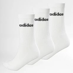 Bon marché ✨ Lot De 3 Paires De Chaussettes HC Crew GE1379 Blanc de adidas ⌛