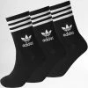 Meilleure vente ⭐ Lot De 3 Chaussettes Mid Cut GD3576 Noir de Adidas Originals 🔔 -Pas Cher adidas Magasin adidas 229653 GD3576 20200821T143228 01