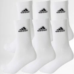 Offres 🎁 Lot De 6 Paires De Chaussettes Cush Crw DZ9353 Blanc de Adidas Performance 🎁