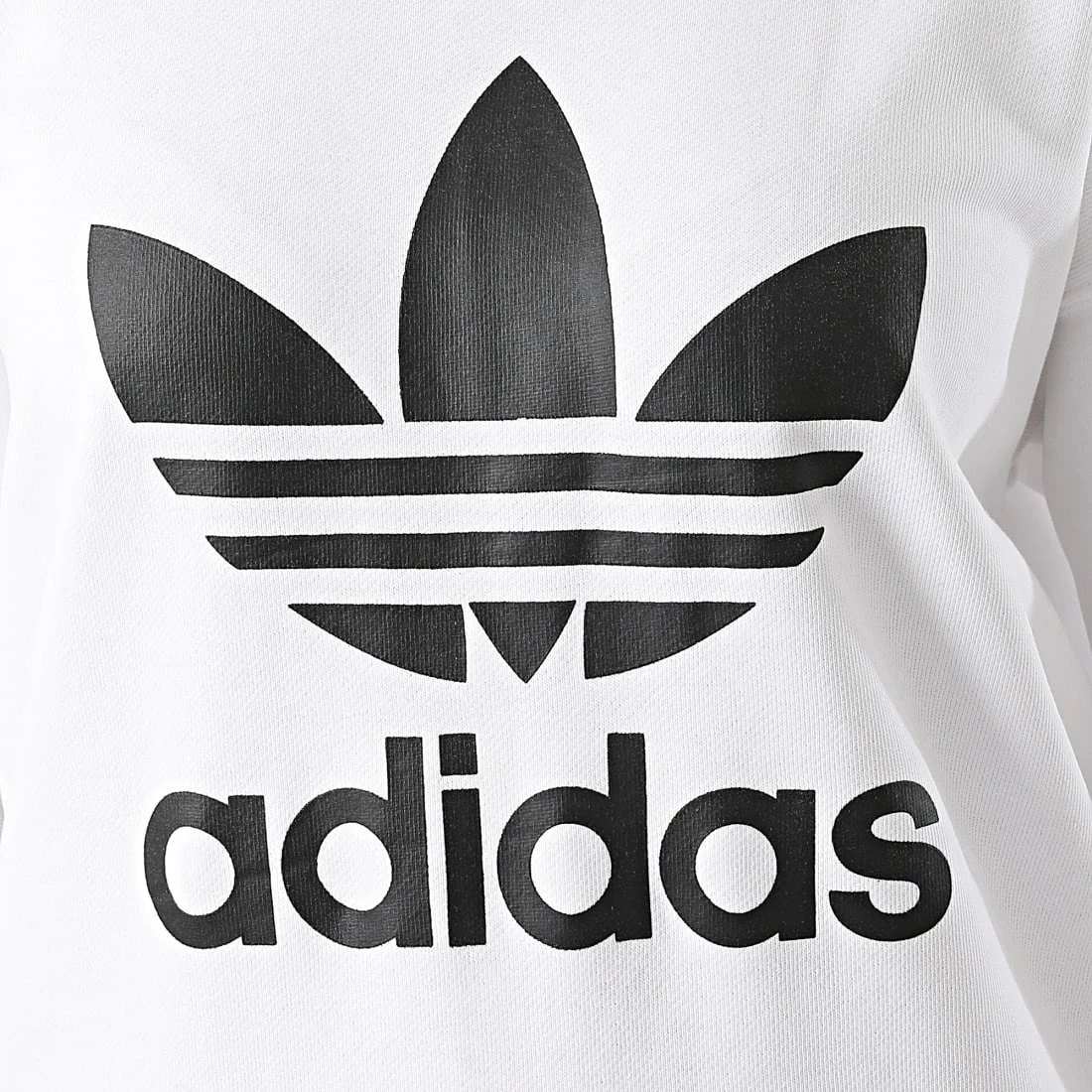 Remise 🧨 Sweat Crewneck Femme GN2961 Blanc de Adidas Originals 🌟 4 Remise 🧨 Sweat Crewneck Femme GN2961 Blanc de Adidas Originals 🌟 – Image 2