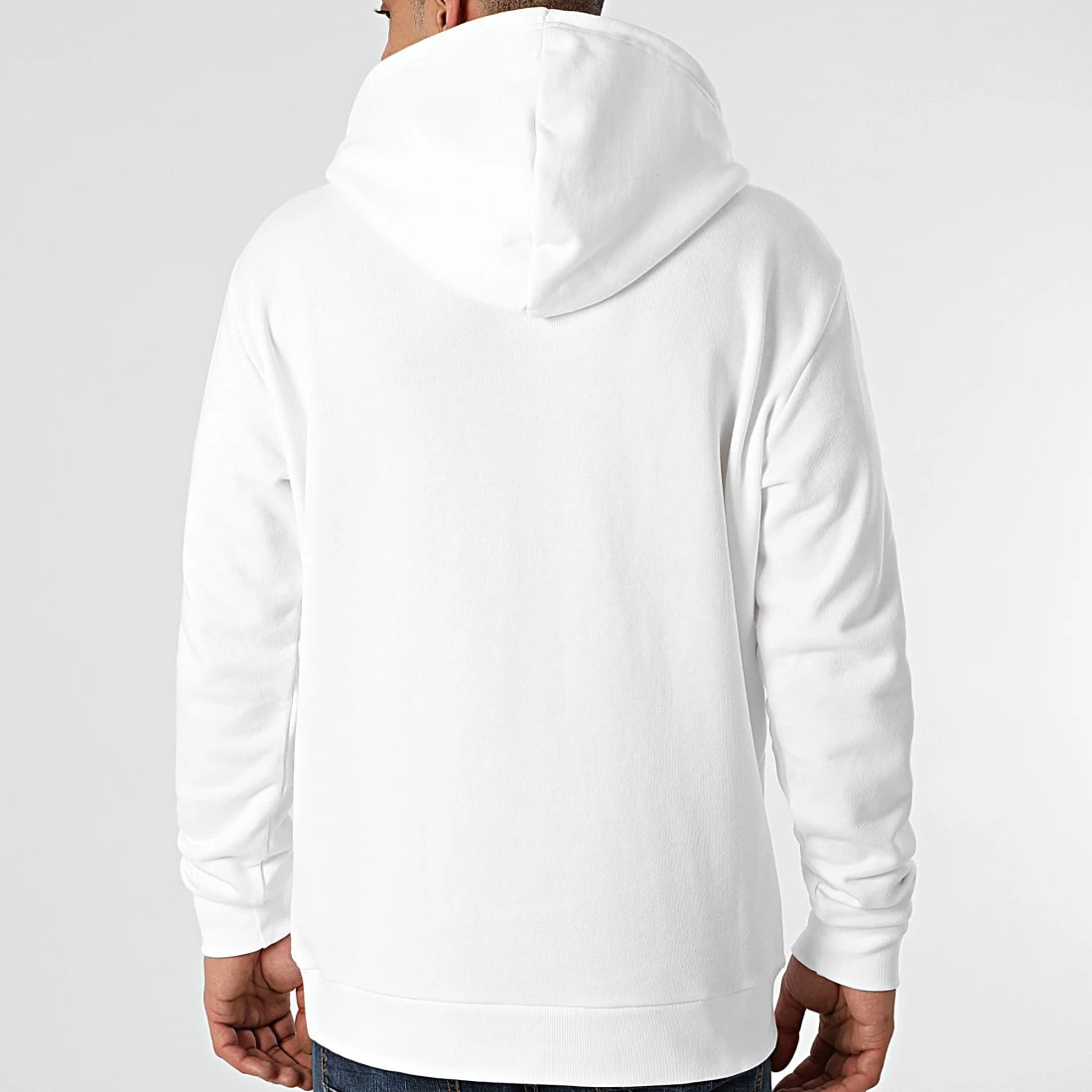 Vente flash ✨ Sweat Capuche Essential GP0931 Blanc de Adidas Originals 😀 6 Vente flash ✨ Sweat Capuche Essential GP0931 Blanc de Adidas Originals 😀 – Image 4