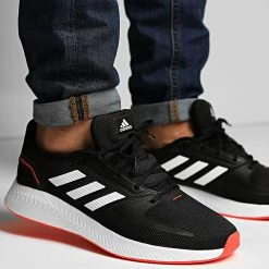 Vente flash ⭐ Baskets RunFalcon 2 FZ2803 Core Black Footwear White Solar Red de Adidas Performance 👍 -Pas Cher adidas Magasin adidas 246434 FZ2803 20210115T155622 06