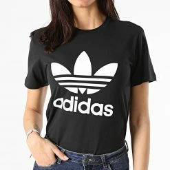 Meilleure vente 🧨 Tee 👕 Shirt Femme GN2896 Noir de Adidas Originals ❤️ -Pas Cher adidas Magasin adidas 247413 GN2896 20210226T160528 03
