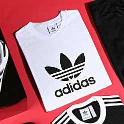 Vente flash 🧨 Tee 👚 Shirt Trefoil GN3463 Blanc de Adidas Originals 😀 -Pas Cher adidas Magasin adidas 247418 GN3463 20210122T134044 06