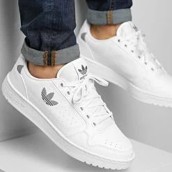 Grosses soldes ✔️ Baskets NY 90 FZ2246 Footwear White Grey Three de Adidas Originals ✔️