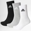 Meilleure affaire ✨ Lot De 3 Paires De Chaussettes Light Crew DZ9392 Noir Blanc Gris Chiné de Adidas Performance ⌛ -Pas Cher adidas Magasin adidas 248536 DZ9392 20210219T154300 01