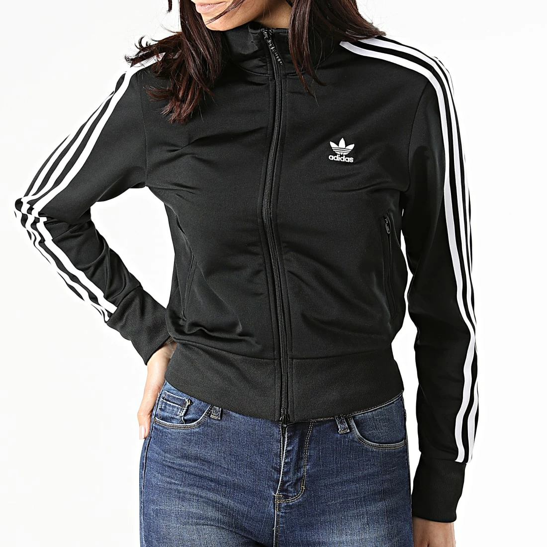 Vente flash ✨ Veste Zippée Femme A Bandes Firebird GN2817 Noir de Adidas Originals 🎁 7 Vente flash ✨ Veste Zippée Femme A Bandes Firebird GN2817 Noir de Adidas Originals 🎁 – Image 5