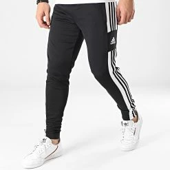 Remise 👍 Pantalon Jogging A Bandes SQ21 GK9545 Noir de Adidas Performance 🛒