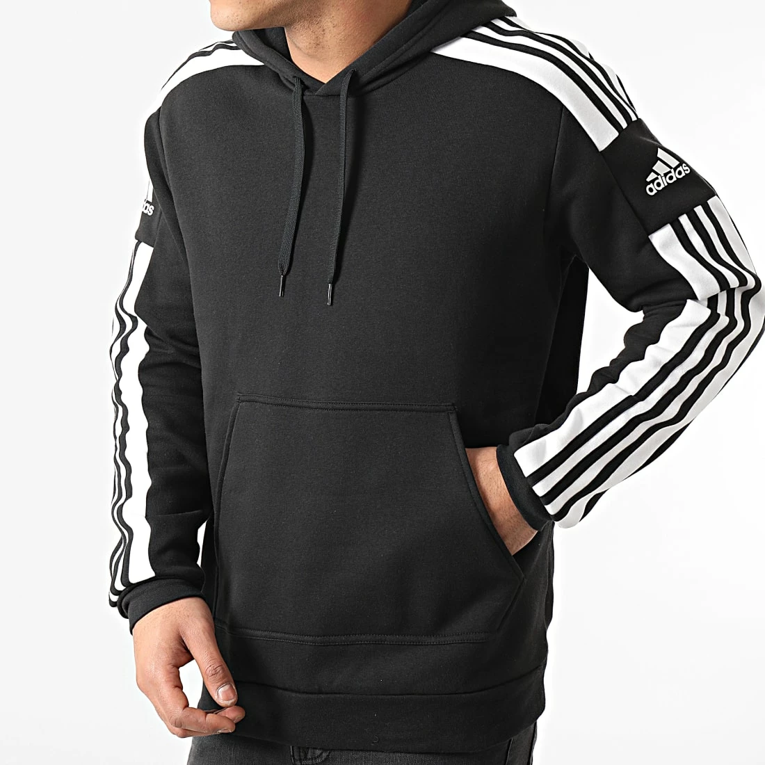 Grosses soldes 🛒 Sweat Capuche A Bandes SQ21 GT6634 Noir de Adidas Performance 👏 5 Grosses soldes 🛒 Sweat Capuche A Bandes SQ21 GT6634 Noir de Adidas Performance 👏 – Image 3