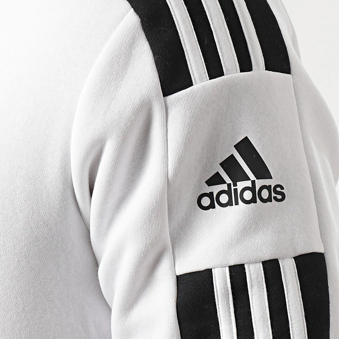 Promo 👏 Sweat Crewneck A Bandes SQ21 GT6641 Blanc de Adidas Performance ⭐ 4 Promo 👏 Sweat Crewneck A Bandes SQ21 GT6641 Blanc de Adidas Performance ⭐ – Image 2