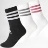Meilleure affaire 🤩 Lot De 3 Paires De Chaussettes Femme Glam Crew GH7542 Blanc Noir de Adidas Performance 👍 -Pas Cher adidas Magasin adidas 251342 GH7542 20210302T161943 01