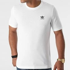 Vente flash 🌟 Tee 👕 Shirt Essential GN3415 Blanc de Adidas Originals ✨