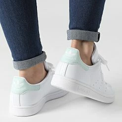 Grosses soldes ⌛ Baskets Femme Stan Smith G58186 Cloud White Dash Green Core Black de Adidas Originals 🔔 -Pas Cher adidas Magasin adidas 258892 G58186 20210602T154813 05