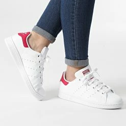 Grosses soldes 💯 Baskets Femme Stan Smith FX7522 Cloud White Bold Pink de Adidas Originals 🌟 -Pas Cher adidas Magasin adidas 258894 FX7522 20210609T145513 03
