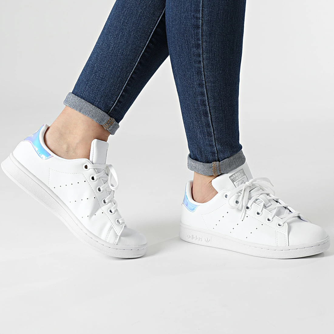 Le moins cher 💯 Baskets Femme Stan Smith FX7521 Footwear White Silver Metallic de Adidas Originals 😍 5 Le moins cher 💯 Baskets Femme Stan Smith FX7521 Footwear White Silver Metallic de Adidas Originals 😍 – Image 3