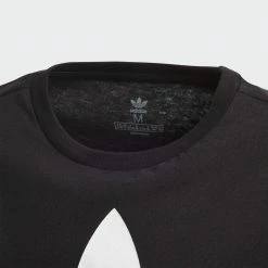 De gros ⌛ Tee 👚 Shirt Enfant Trefoil DV2905 Noir de Adidas Originals 🤩 -Pas Cher adidas Magasin adidas 260413 DV2905 20210412T145921 03