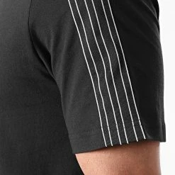 De gros 🌟 Tee 👚 Shirt A Bandes 3 Stripes GN2417 Noir de Adidas Originals 😀 -Pas Cher adidas Magasin adidas 261494 GN2417 20210412T074007 04