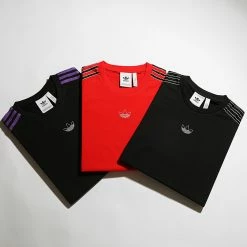 De gros 🌟 Tee 👚 Shirt A Bandes 3 Stripes GN2417 Noir de Adidas Originals 😀 -Pas Cher adidas Magasin adidas 261494 GN2417 20210521T111146 05