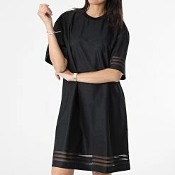 Grosses soldes 🔔 Robe Tee 👚 Shirt Femme GN3249 Noir de Adidas Originals ✨ -Pas Cher adidas Magasin adidas 264987 GN3249 20210507T121547 05