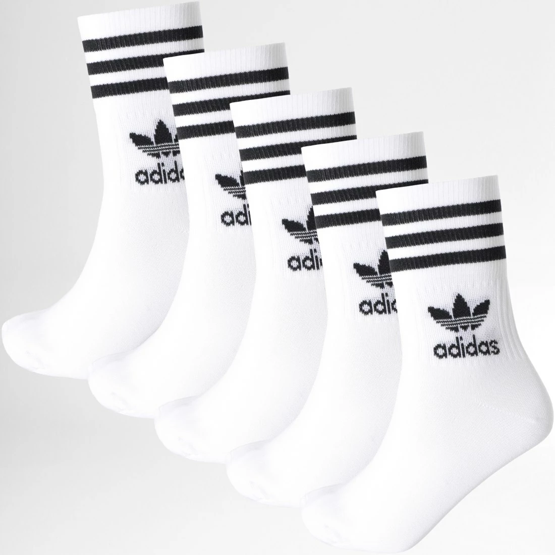 Acheter 😉 Lot De 5 Paires De Chaussettes Mid Cut Crew H65458 Blanc de Adidas Originals 🔥 3 Acheter 😉 Lot De 5 Paires De Chaussettes Mid Cut Crew H65458 Blanc de Adidas Originals 🔥