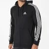 Coupon 🛒 Sweat Zippé Capuche A Bandes 3 Stripes GK9032 Noir de Adidas Performance 💯 -Pas Cher adidas Magasin adidas 267363 GK9032 20210528T153812 01