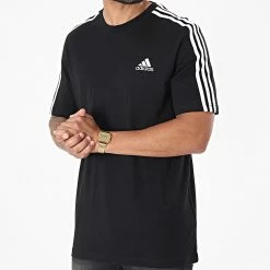 Nouveau 💯 Tee 👕 Shirt A Bandes 3 Stripes GL3732 Noir de Adidas Performance ✔️ 12 Nouveau 💯 Tee 👕 Shirt A Bandes 3 Stripes GL3732 Noir de Adidas Performance ✔️ -Pas Cher adidas Magasin adidas 267368 GL3732 20210528T153924 05