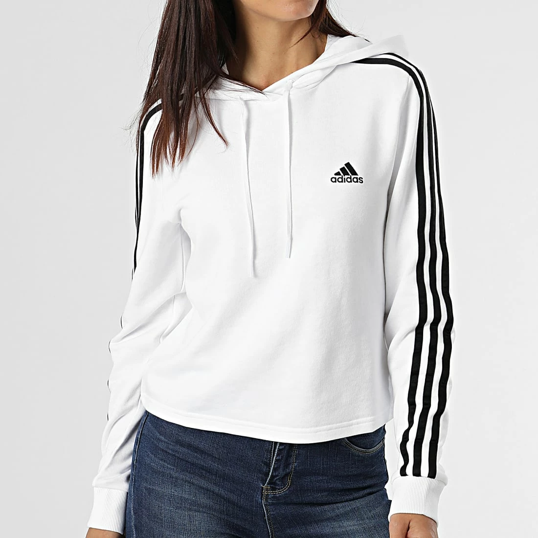 Budget 🤩 Sweat Capuche Femme A Bandes 3 Stripes GM5574 Ecru de Adidas Performance 🛒 7 Budget 🤩 Sweat Capuche Femme A Bandes 3 Stripes GM5574 Ecru de Adidas Performance 🛒 – Image 5
