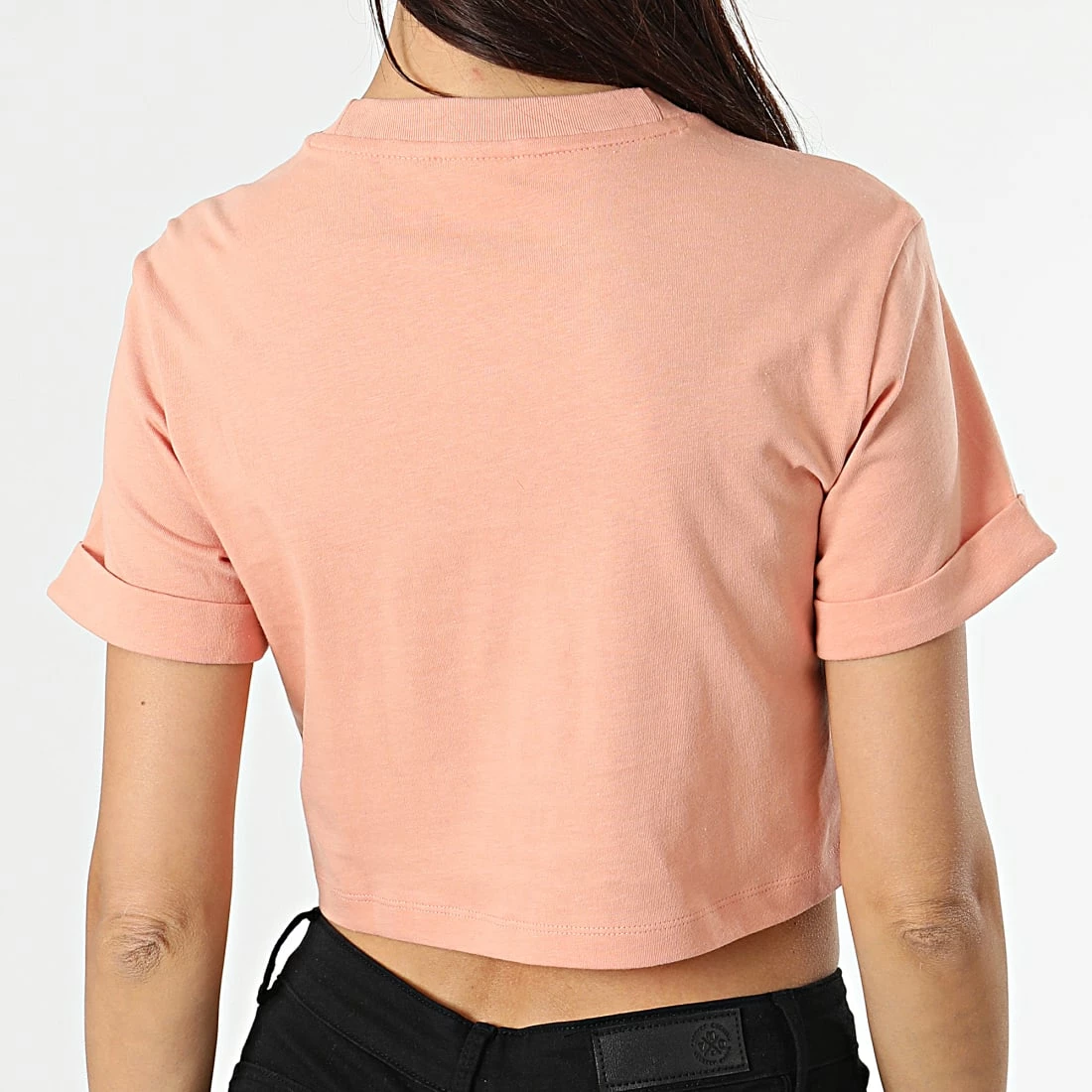 Offres 😍 Tee 👚 Shirt Crop Femme H37883 Saumon de Adidas Originals 🧨 8 Offres 😍 Tee 👚 Shirt Crop Femme H37883 Saumon de Adidas Originals 🧨 – Image 6