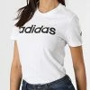 Acheter 🔥 Tee 👕 Shirt Femme Lin GL0768 Blanc de Adidas Performance 🎁 -Pas Cher adidas Magasin adidas 267745 GL0768 20210603T161618 01