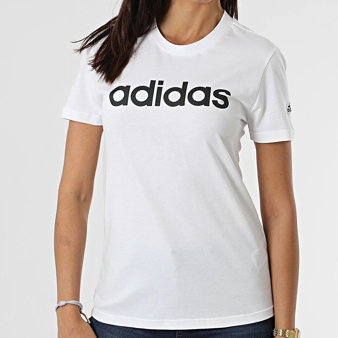 Acheter 🔥 Tee 👕 Shirt Femme Lin GL0768 Blanc de Adidas Performance 🎁 5 Acheter 🔥 Tee 👕 Shirt Femme Lin GL0768 Blanc de Adidas Performance 🎁 – Image 3