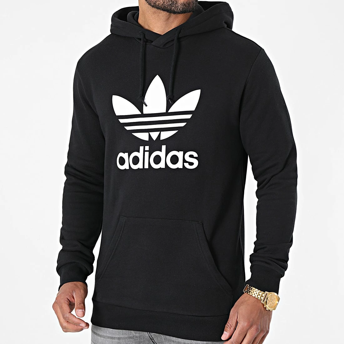 Top 10 🔔 Sweat Capuche Trefoil H06667 Noir de Adidas Originals ✨ 3 Top 10 🔔 Sweat Capuche Trefoil H06667 Noir de Adidas Originals ✨