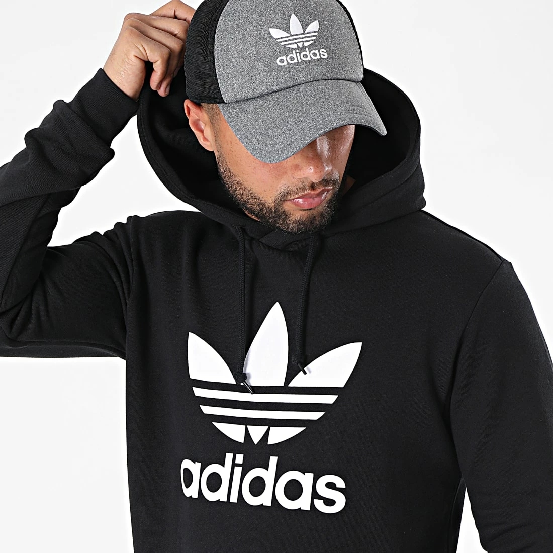 Top 10 🔔 Sweat Capuche Trefoil H06667 Noir de Adidas Originals ✨ 7 Top 10 🔔 Sweat Capuche Trefoil H06667 Noir de Adidas Originals ✨ – Image 5