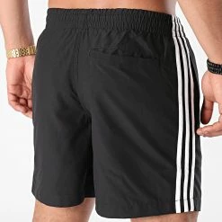 Remise 🎉 Short De Bain A Bandes H06701 Noir de Adidas Originals 🤩 -Pas Cher adidas Magasin adidas 268073 H06701 20210528T155326 05
