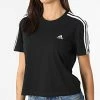 Top 10 👏 Tee 👚 Shirt Femme A Bandes 3 Stripes GL0777 Noir de Adidas Performance ⌛ -Pas Cher adidas Magasin adidas 268237 GL0777 20210610T161652 01