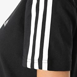 Top 10 👏 Tee 👚 Shirt Femme A Bandes 3 Stripes GL0777 Noir de Adidas Performance ⌛ -Pas Cher adidas Magasin adidas 268237 GL0777 20210610T161659 04
