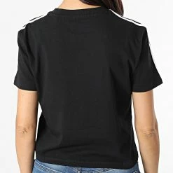 Top 10 👏 Tee 👚 Shirt Femme A Bandes 3 Stripes GL0777 Noir de Adidas Performance ⌛ -Pas Cher adidas Magasin adidas 268237 GL0777 20210610T161703 06