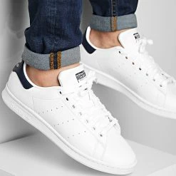 Meilleure vente 👍 Baskets Stan Smith FX5501 Footwear White Core Navy de Adidas Originals ⭐