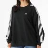 De gros 😍 Sweat Crewneck Oversize Femme A Bandes Classics H33539 Noir de Adidas Originals 🥰 -Pas Cher adidas Magasin adidas 268641 H33539 20210611T114951 01