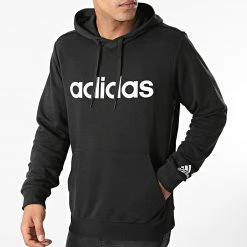 Acheter ⭐ Sweat Capuche Essentials French Terry Linear Logo GK9064 Noir de Adidas Performance 😉 -Pas Cher adidas Magasin adidas 268651 GK9064 20210603T155248 03