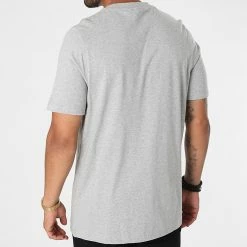 Nouveau 🤩 Tee 👚 Shirt Trefoil H06643 Gris Chiné de Adidas Originals 🧨 -Pas Cher adidas Magasin adidas 269449 H06643 20210609T160754 06