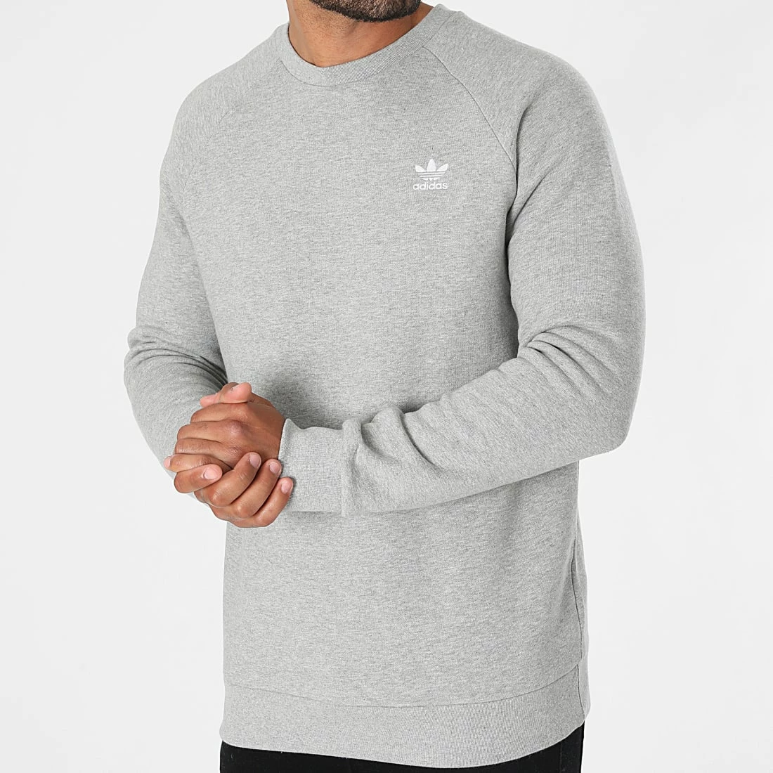 Vente flash ✨ Sweat Crewneck Essential H34644 Gris Chiné de Adidas Originals 😉 7 Vente flash ✨ Sweat Crewneck Essential H34644 Gris Chiné de Adidas Originals 😉 – Image 5