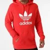 Remise 😉 Sweat Capuche Trefoil H06668 Rouge de Adidas Originals 🎉 -Pas Cher adidas Magasin adidas 269621 H06668 20210615T142213 01
