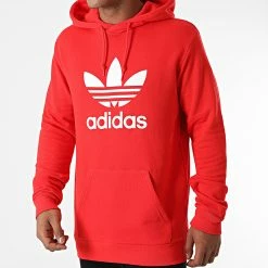 Remise 😉 Sweat Capuche Trefoil H06668 Rouge de Adidas Originals 🎉 11 Remise 😉 Sweat Capuche Trefoil H06668 Rouge de Adidas Originals 🎉 -Pas Cher adidas Magasin adidas 269621 H06668 20210615T142219 04