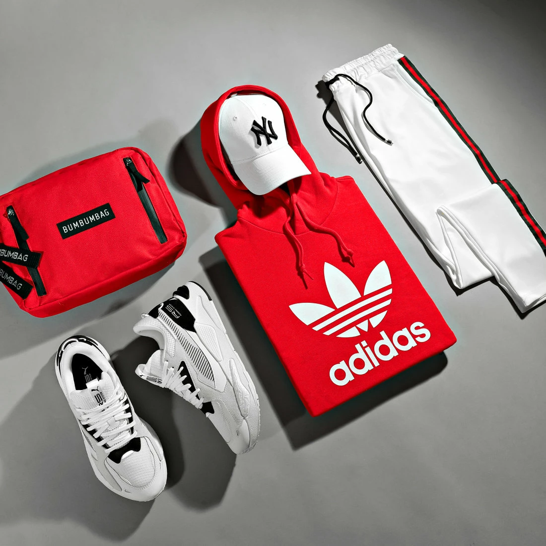 Remise 😉 Sweat Capuche Trefoil H06668 Rouge de Adidas Originals 🎉 8 Remise 😉 Sweat Capuche Trefoil H06668 Rouge de Adidas Originals 🎉 – Image 6